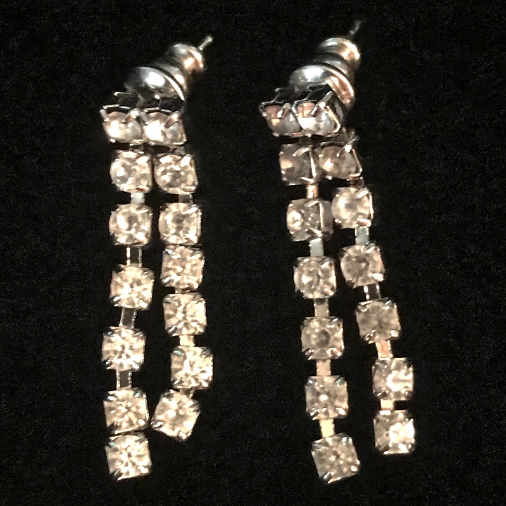Vintage Rhinestone Earrings